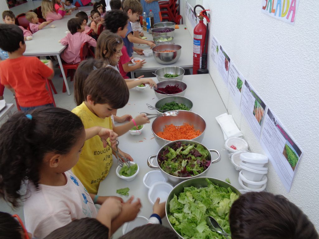 “Faz a tua salada”, no Centro Escolar de Chainça – novembro de 2016